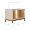 Ver mais imagens de Quarto de Bebê Berço + Cômoda + Guarda Roupas Fosco Flip:areia Fosco/savana