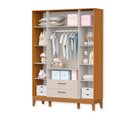 Ver imagem 6 de Quarto de Bebê Berço + Cômoda + Guarda Roupas Fosco Flip Areia Fosco/Savana
