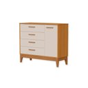 Ver imagem 6 de Quarto de Bebê Berço + Cômoda + Guarda Roupas Fosco Flip:areia Fosco/savana