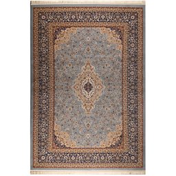 Tapete Alanya Des 04 Azul e Navy 3,00x3,90 Global Decor - 1