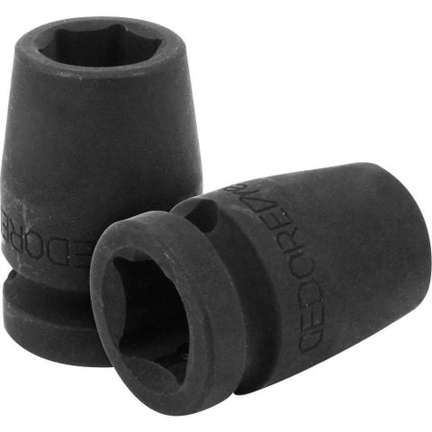 Soquete Sextavado de Impacto Curto R63001306 Encaixe 1-2 x 13,0 mm Gedore