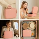 Ver imagem 7 de Maleta de Maquiagem com Espelho Led Rosa