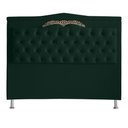Ver imagem 1 de Cabeceira de Cama Box Helena Casal 140 Cm Capitonê Retro Botão Encapados Suede Verde Eli Móveis