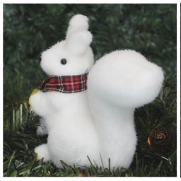 Boneco Natal Enfeite Natalino Esquilo Felpudo 18cm - 3
