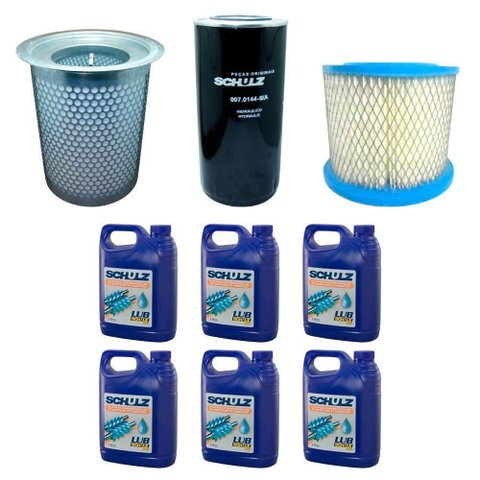 Kit Preventiva Compressor Parafuso Schulz Srp 2040 2050 3040 Ta40c Ta50c