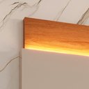 Ver imagem 6 de Rack Painel Imperiale Tv até 75” com Led Portas em Mdf Usinado Pés de Ferro e Gaveta Telescó