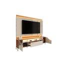 Ver imagem 4 de Rack Painel Imperiale Tv até 75” com Led Portas em Mdf Usinado Pés de Ferro e Gaveta Telescó
