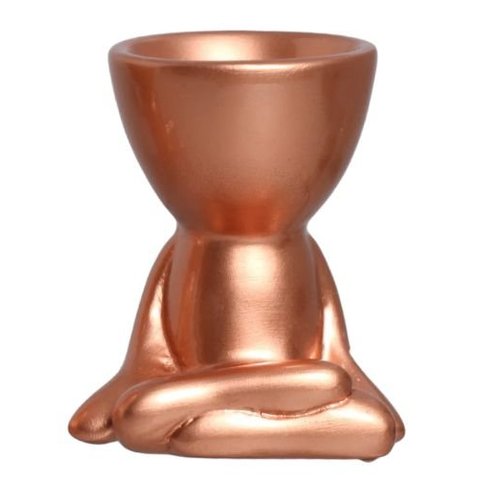 Vaso Noa Plant Bronze Sentado Pernas Cruzadas