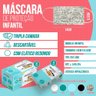 Mascara Descartavel Cirurgica Tripla Estampada Prata Kids Pct 100 Und - 4