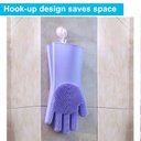 Ver imagem 2 de Esponja de Silicone Mágica para Lavar Louça Walfos, Esponja para Lavar Louças, Luvas de Borracha