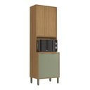 Ver imagem 2 de Paneleiro para Micro-Ondas MDF Colors Verde Freijó/Alecrim