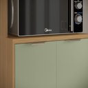 Ver mais imagens de Paneleiro para Micro-Ondas MDF Colors Verde Freijó/Alecrim
