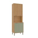 Ver imagem 6 de Paneleiro para Micro-Ondas MDF Colors Verde Freijó/Alecrim
