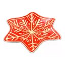 Ver imagem 2 de Petisqueira de Servir Formato Floco de Neve Vermelho