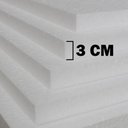 Ver imagem 1 de Placa de Isopor Eps Espessura 3cm (kit 20 Unidades)