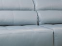 Ver imagem 5 de Sofá Retrátil e Reclinável de Couro Atami 2,30 M Light Blue - Mempra Design