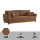 Ver imagem 5 de Sofá Fixo 210cm com Braço 10cm Brasil Meu Sofá Online