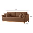Ver imagem 2 de Sofá Fixo 210cm com Braço 10cm Brasil Meu Sofá Online