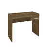 Escrivaninha Mesa Escritório Minimalista e Compacta 1 Gaveta Cooler  Pinho para Home Office - 4