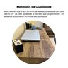 Escrivaninha Mesa Escritório Minimalista e Compacta 1 Gaveta Cooler  Pinho para Home Office - 7