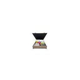 Base Cama Box Bege com Baú Casal Linho 1,38 X 1,88cm Reforçada - Madeira Eucalipto - 6