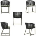 Ver imagem 5 de Mesa com 4 Cadeiras e Noronha Estofado 5 Trama Original Preto
