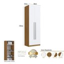 Ver imagem 5 de Módulo Guarda-Roupa 80cm 2 Portas em MDF Linha Integrato