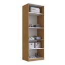 Ver imagem 4 de Módulo Guarda-Roupa 80cm 2 Portas em MDF Linha Integrato