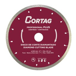 Disco de Corte Diamantado Contínuo 200x25,4mm Cortag - 1