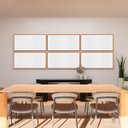 Ver imagem 2 de Painel Acústico Absorvedor Decorativo 120x60 Soft Friso Crepe Maestra Acústica:freijó/branco