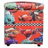 Puff Baú Decorativo Ana 70 Cm Estampado Carros - 6