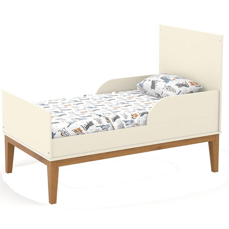 Berço Americano Unique Off White Freijó Eco Wood com Colchão Gazin - Matic - 3