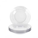 Ver imagem 2 de Kit 12 Pratos Fundo Astral Vidro Resistente Duralex - Nadir