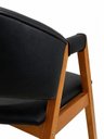 Ver mais imagens de Poltrona Lithi em Durango Preto Sofisticada para Espaços Gourmet & Sala de Jantar