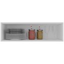 Ver imagem 3 de Armário Aéreo para Cozinha 80cm Flora M05 Branco - Inoviza