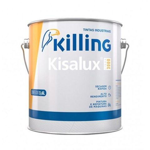 Tinta Esmalte Industrial 0.9lt Aluminio Opalecente - Kisalux