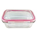 Ver imagem 1 de Pote Retangular Tampa Hermética 370ml - Uni Vendas