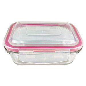 Pote Retangular Tampa Hermética 370ml - Uni Vendas