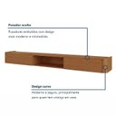 Ver mais imagens de Rack para TV até 75 Polegadas com LED 2 Gavetas Suspenso 100% MDF 180cm Oslo Marrom