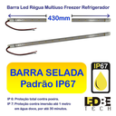 Ver imagem 2 de Barra Led Régua Multiuso Freezer Refrigerador 7w -- 430mm:220v/branco-frio