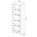 Ver imagem 7 de Conjunto 5 Peças com Escrivaninha, Gaveteiro, Armário Multiuso Baixo, Estante e Balcão Nogal