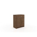 Ver mais imagens de Conjunto 5 Peças com Escrivaninha, Gaveteiro, Armário Multiuso Baixo, Estante e Balcão Nogal