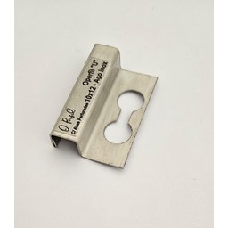 Perfil "u" - Aço Inox 304 - Abas Perfuradas Pol. 10x3000 Mm - 1
