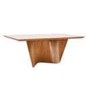 Ver imagem 3 de Mesa de Jantar Dunnas Off com 10 Cadeiras Lore Castanho 220cm