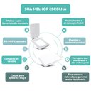 Ver imagem 4 de Assento Sanitário Tampa de Vaso Branco Mdf Laqueado Square para Bacia Incepa