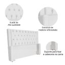Ver imagem 5 de Kit Cabeceira e Calçadeira Baú Emma Suede King 195 Cm