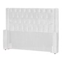 Ver imagem 7 de Kit Cabeceira e Calçadeira Baú Emma Suede King 195 Cm