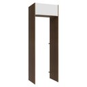 Ver imagem 1 de Porta-geladeira 73 Cm 1 Porta Basculante Rustic/branco Veludo Lux Madesa