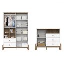 Ver imagem 3 de Quarto de Bebê Completo Ternura 5 Portas 5 Gavetas Ie191 Branco/jequitibá - Henn