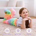 Ver imagem 6 de Cobertor Infantil Cauda de Sereia Manta Saco de Dormir Linda